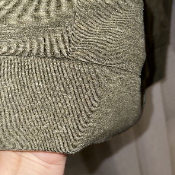 GERRY M Men’s Camo Green Heathered Full Zip Sweatshirt - Picture 6 of 16